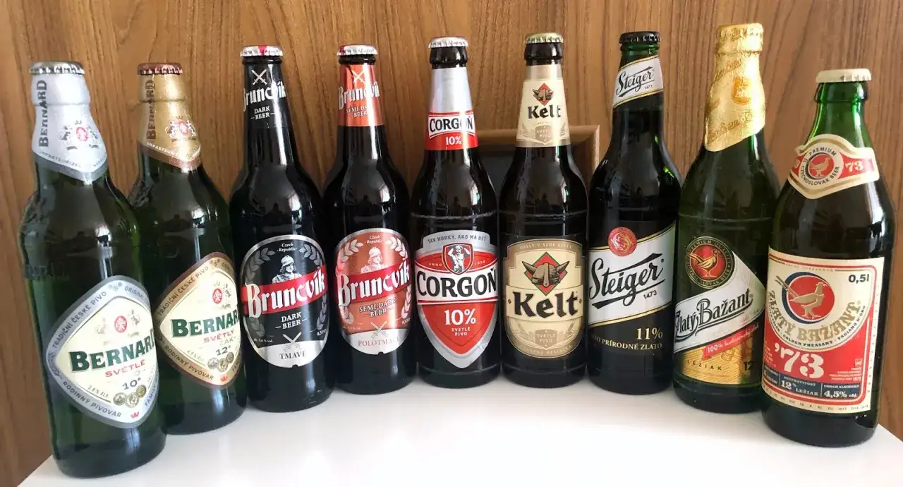 Słowackie piwa: Bernard, Brunčik, Corgon, Kelt, Steiger, Zlatý Bažant. Idealne, co warto przywieźć ze Słowacji dla miłośników złotego trunku.