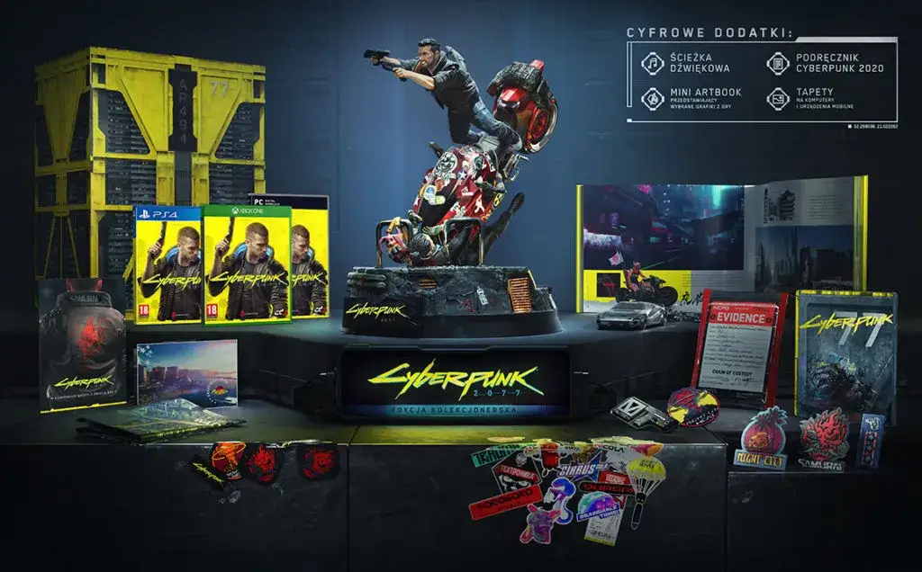 Wszystko, co musisz wiedzieć o Cyberpunk 2077 edycji kolekcjonerskiej - kompletna zawartość zestawu i opinie graczy
