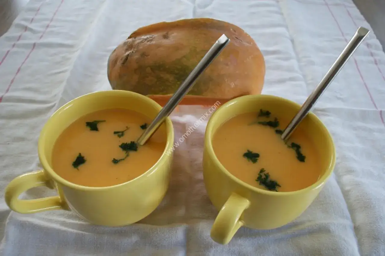 Votre soupe de potimarron Thermomix : facile, veloutée, sans éplucher