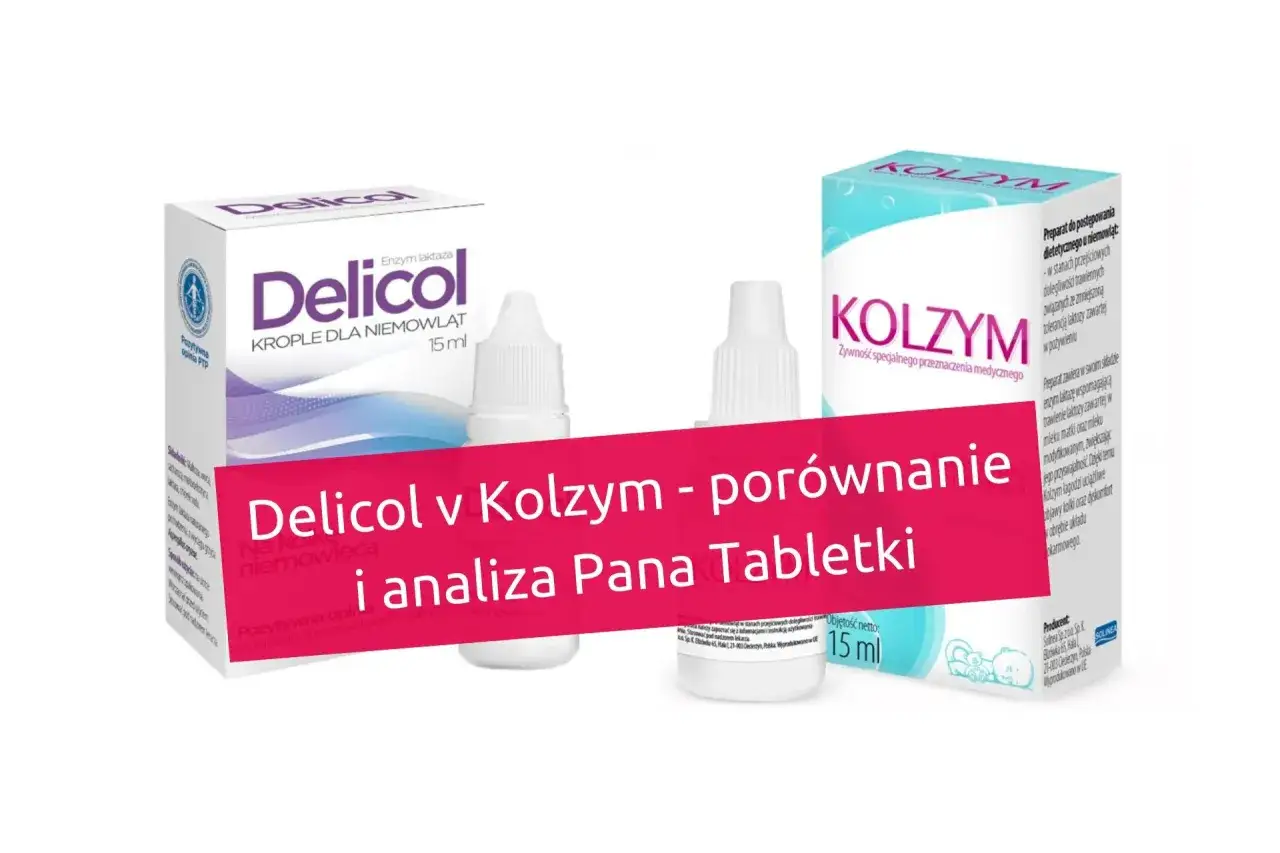 Delicol i Kolzym - porównanie. Pozytywne opinie o Delicol dla niemowląt.
