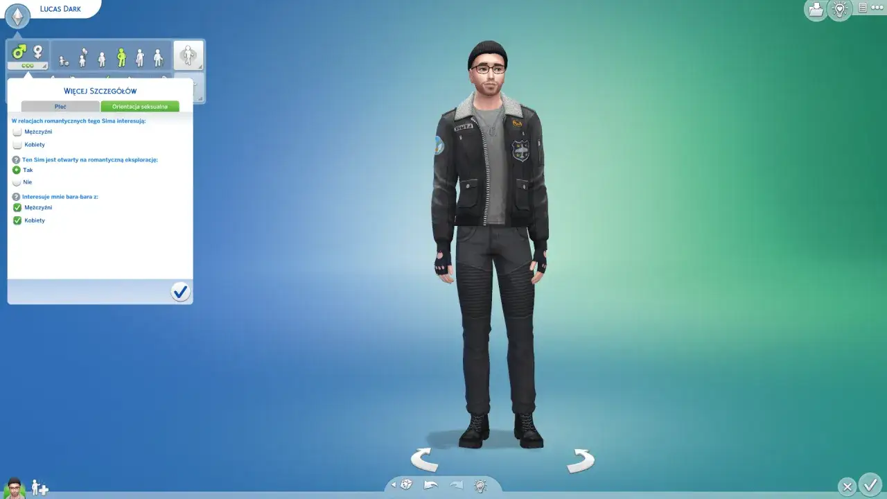 Tworzenie Sima w Sims 4: ustawienia orientacji seksualnej i preferencji romantycznych. Jak zapisać simsy 4 za pomocą klawiatury?