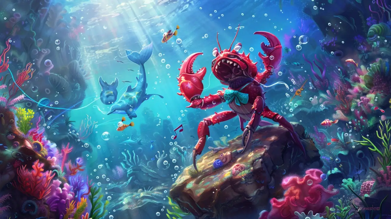 Krab Sebastian z "Małej syrenki" - niezwykły mieszkaniec podwodnej krainy
