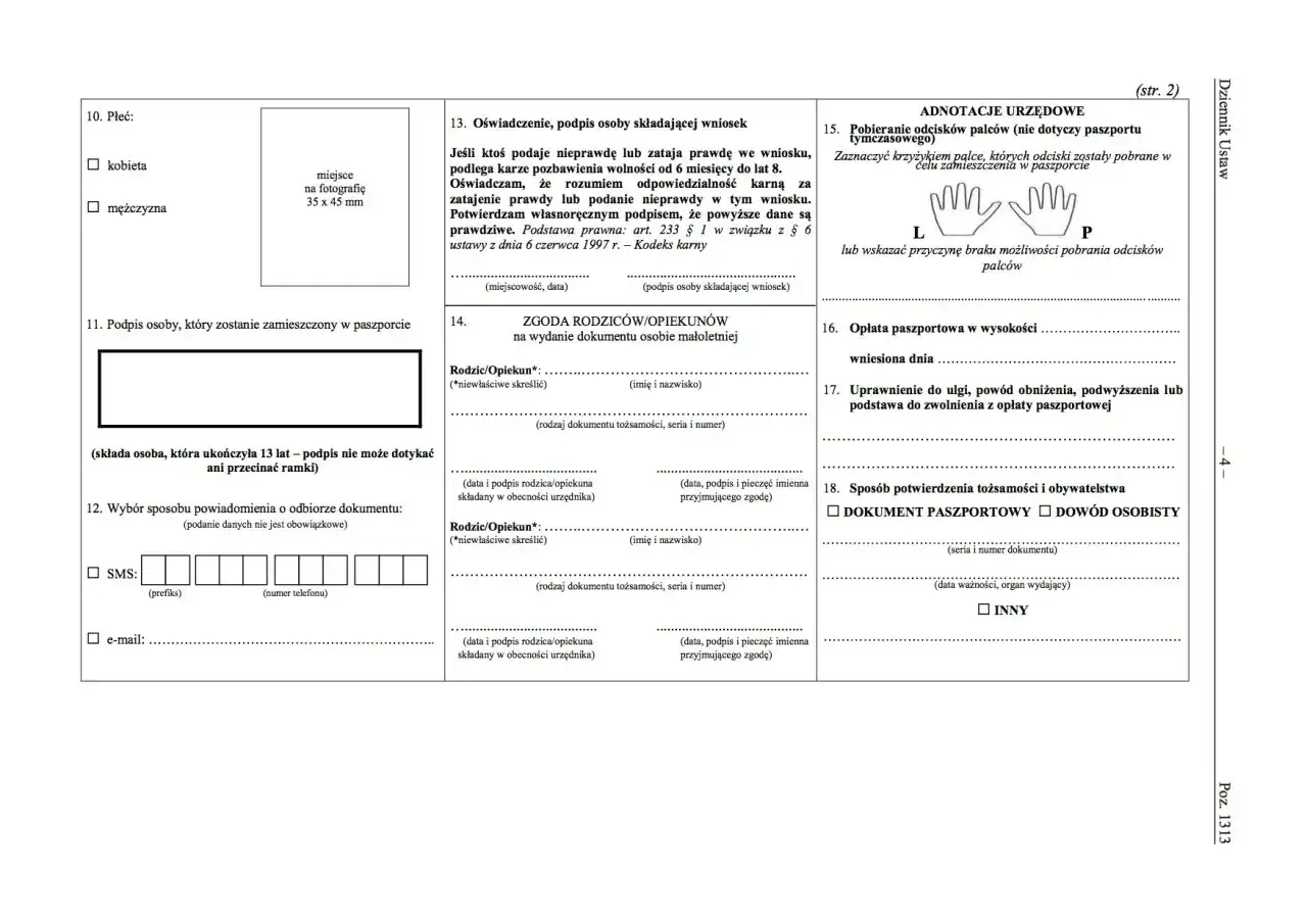 Jak bezbłędnie wypełnić wniosek o paszport: Prosty wzór krok po kroku