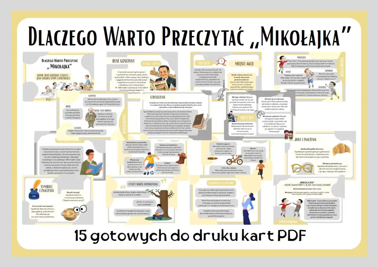 Mikołajek streszczenie rozdziałów: bohaterowie, motywy, streszczenie i cytaty z kultowej książki.