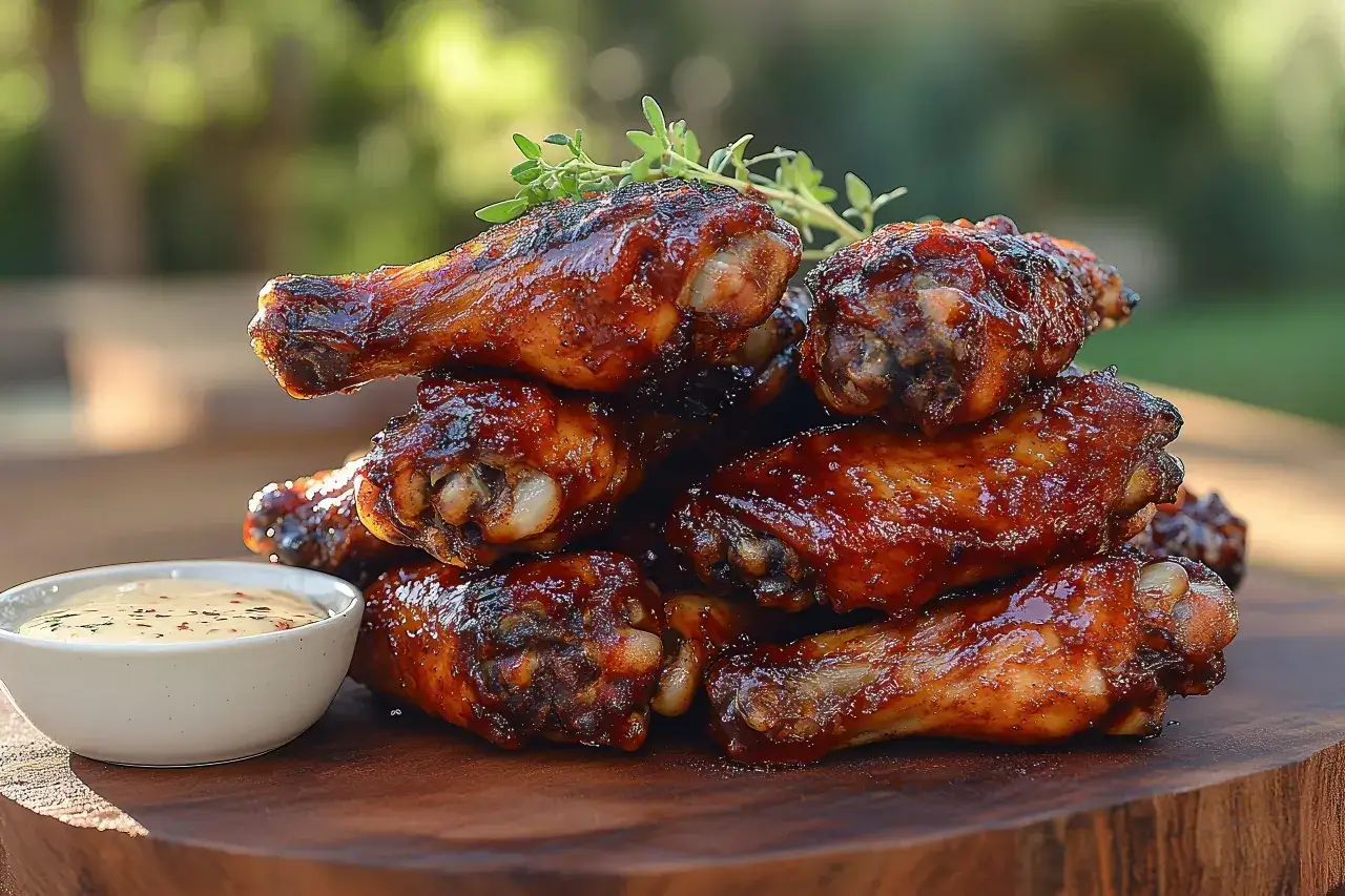 Soczyste skrzydełka kurczaka w sosie barbecue, idealne do grillowania. Dowiedz się, jak marynować kurczaka, by uzyskać taki efekt.