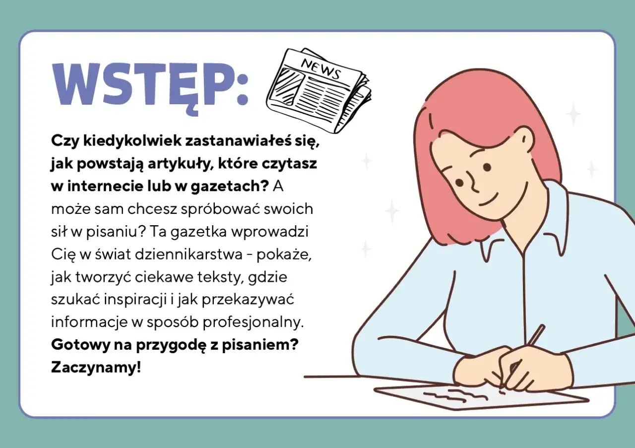 Jak napisać artykuł do gazetki szkolnej, by zaskoczyć czytelników?