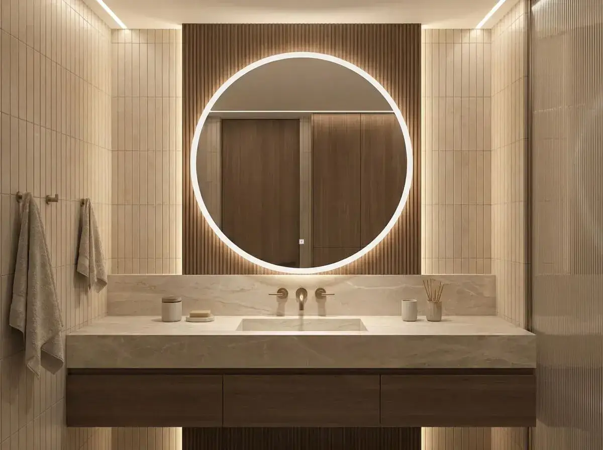 Nowoczesne lustra łazienkowe: Design, LED, Anti-Fog wybierz mądrze
