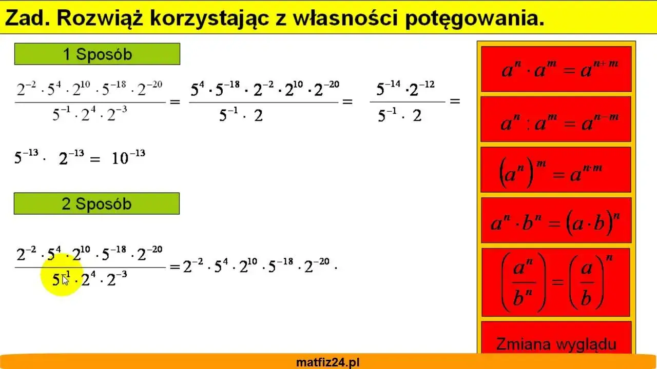 Potęgi w matematyce: Opanuj zasady i unikaj typowych błędów