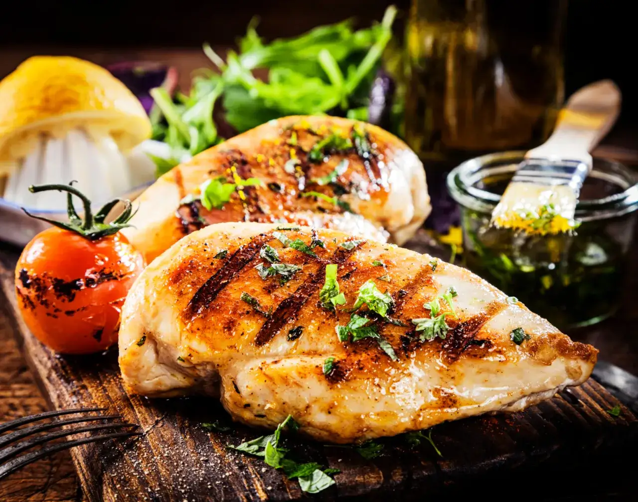 Ile czasu grillować pierś z kurczaka na grillu elektrycznym Tefal, by uniknąć suchego mięsa?