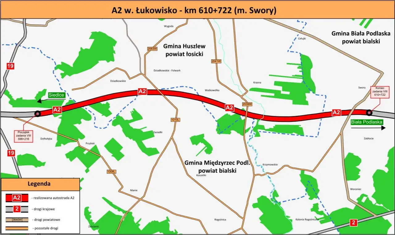 Kiedy otwarcie autostrady A2 do Siedlec? Sprawdź, co musisz wiedzieć