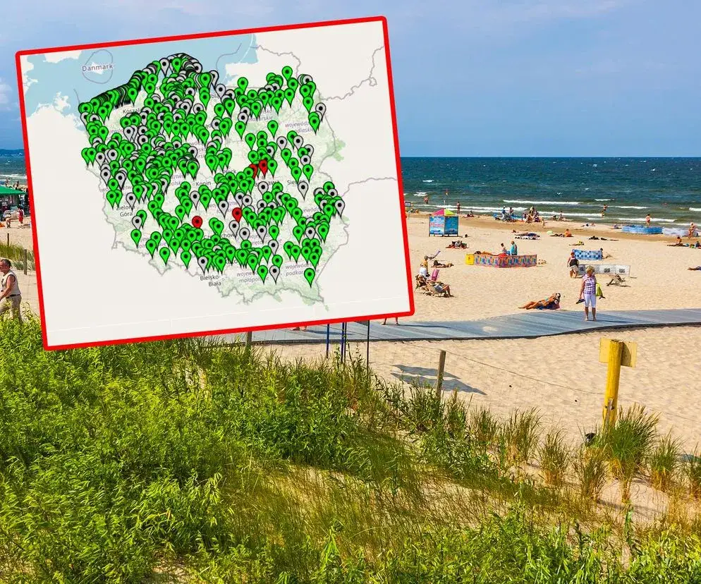 Zamknięte kąpieliska nad Bałtykiem? Jak sprawdzić status plaż GIS