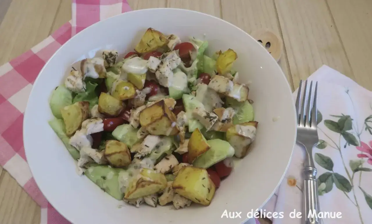 Salade de pommes de terre au poulet : l'astuce pour qu'elle ne soit jamais sèche !
