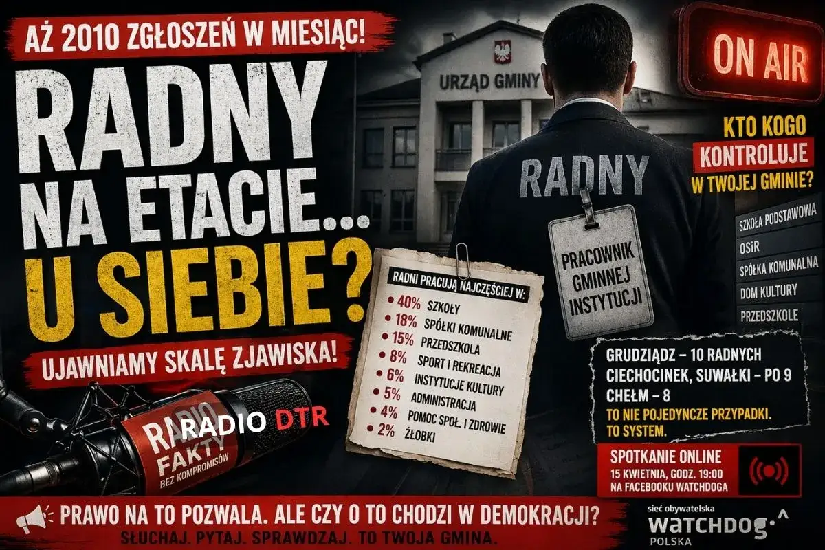 Radny na etacie w gminie? Ujawniamy skalę zjawiska i kto kogo kontroluje. Sprawdź, jak wygląda stosunek pracy w Twojej gminie.
