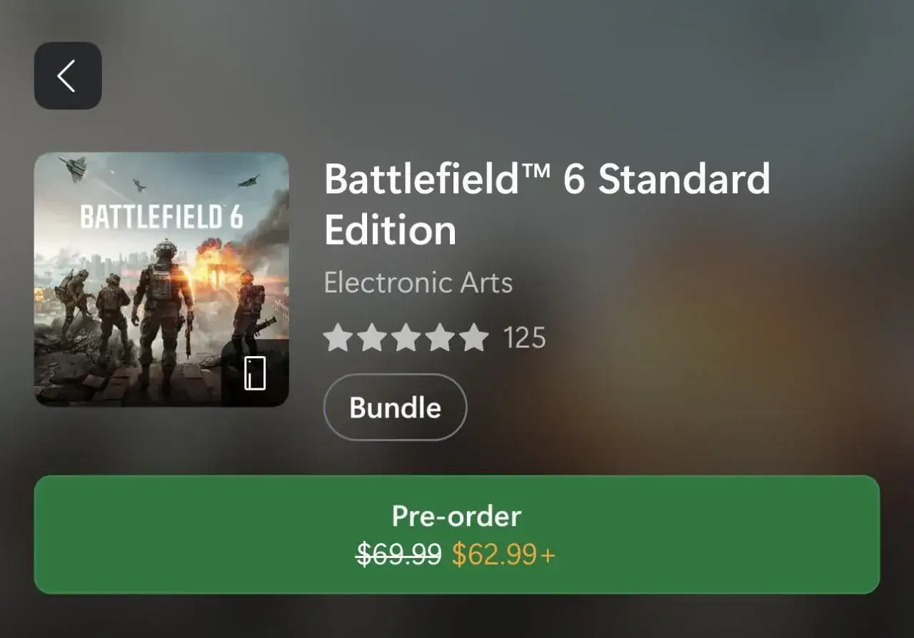 Battlefield 6 Standard Edition, dostępny w przedsprzedaży. Zdobądź ten tytuł z Game Pass!