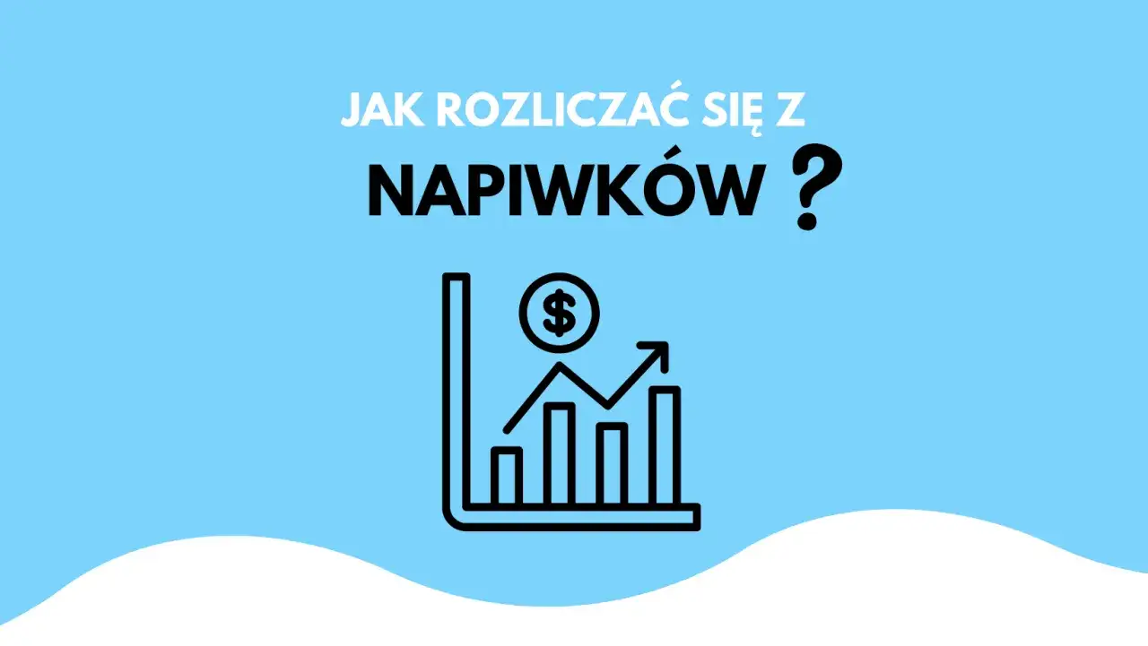 Jak rozliczyć napiwki płacone kartą? Wykres z symbolem dolara i rosnącą strzałką pokazuje wzrost dochodów.