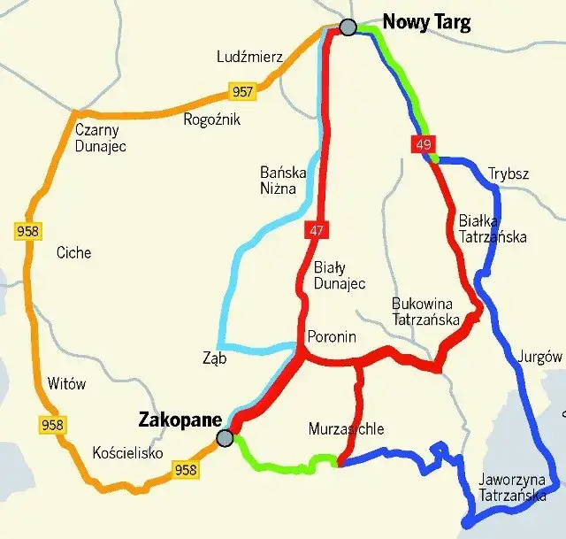 Najlepsza trasa do Zakopanego: uniknij korków i wybierz komfortową drogę