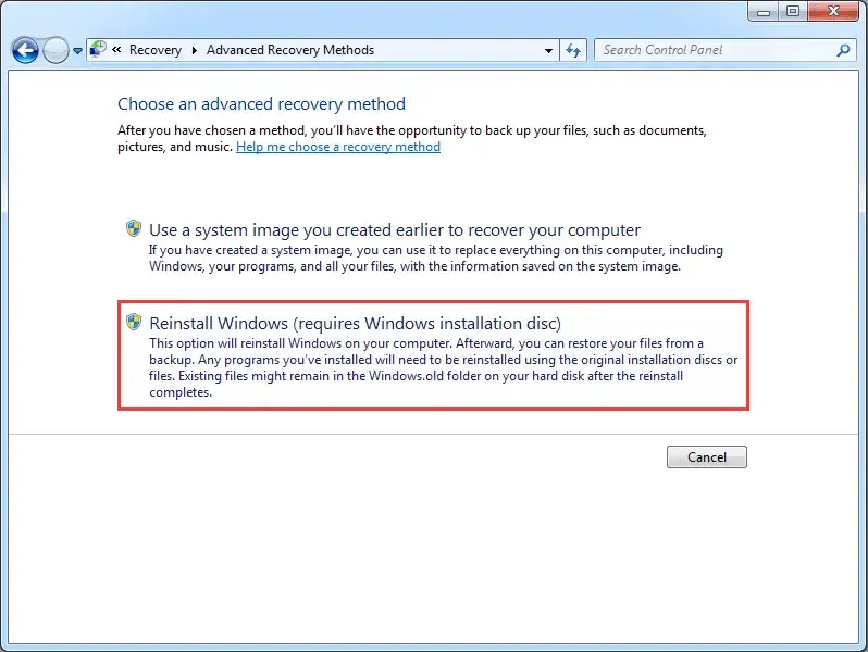 Jak przywrócić ustawienia fabryczne Windows 7 bez płyty i uniknąć problemów