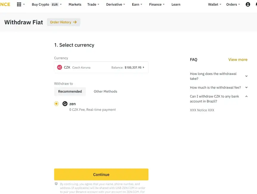 Jak bezpiecznie wypłacić środki z Binance na konto Zen bez ukrytych opłat