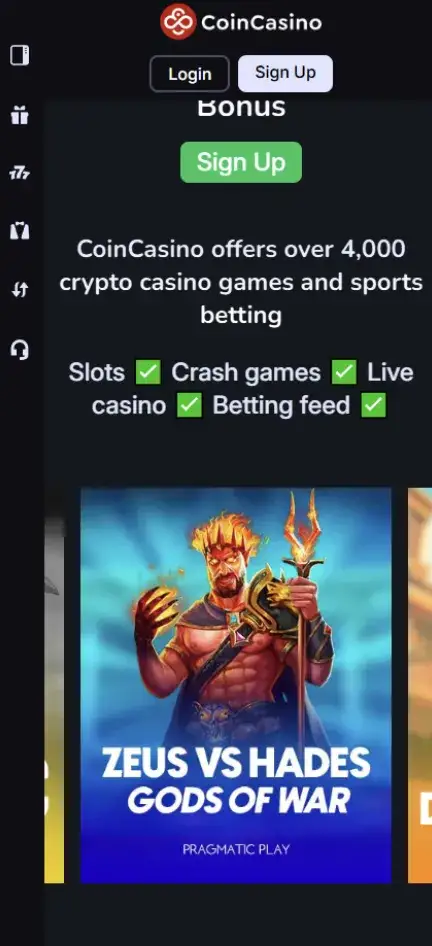 platforma CoinCasino