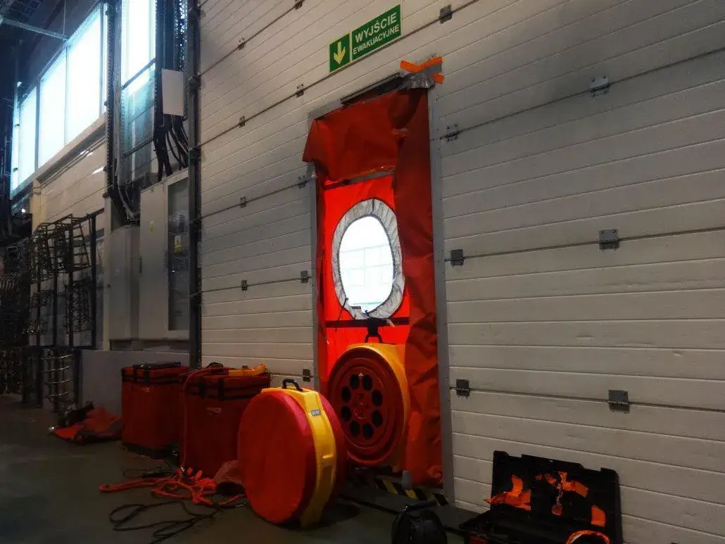 badanie szczelności blower door test