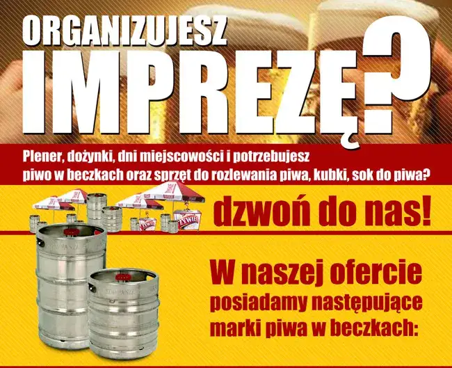 Miejsca zakupu kega z piwem w Polsce
