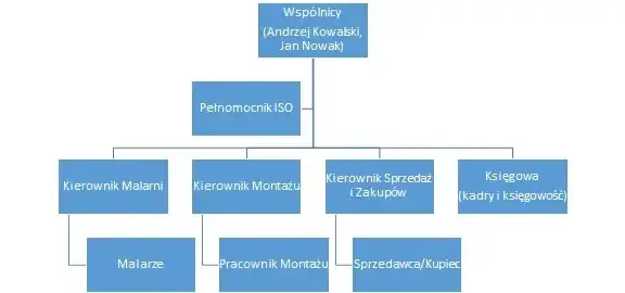 sp&oacute;łka celowa schemat struktury