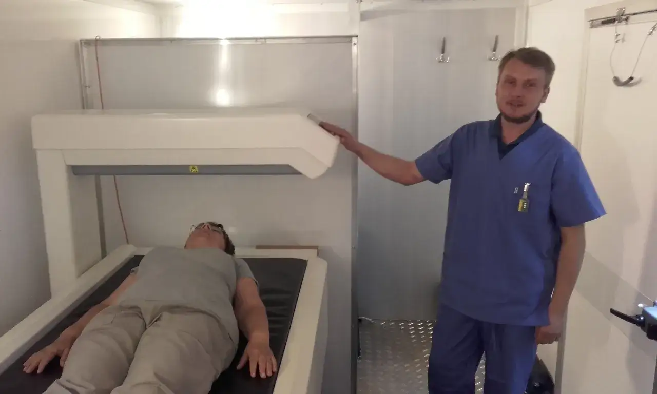 densytometria st&oacute;ł pomiarowy
