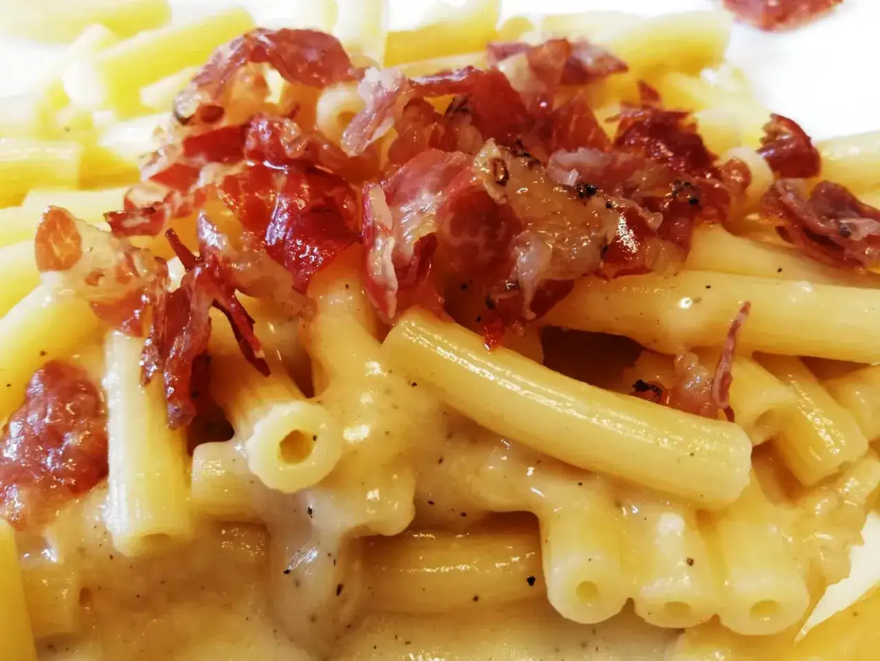 Pasta con pancetta croccante, ingredienti pasta pancetta