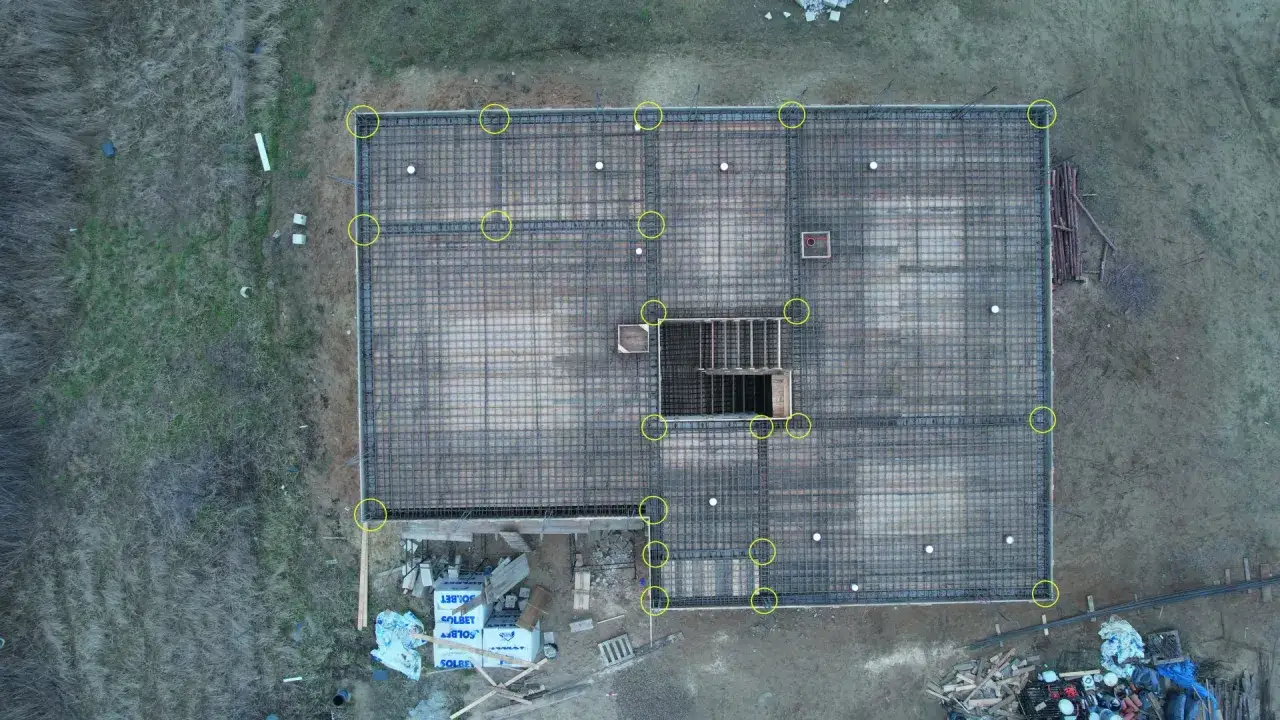 Długość zakładu zbrojenia wieńca