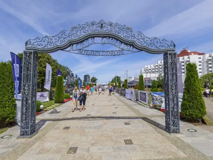 Międzyzdroje molo aleja gwiazd promenada
