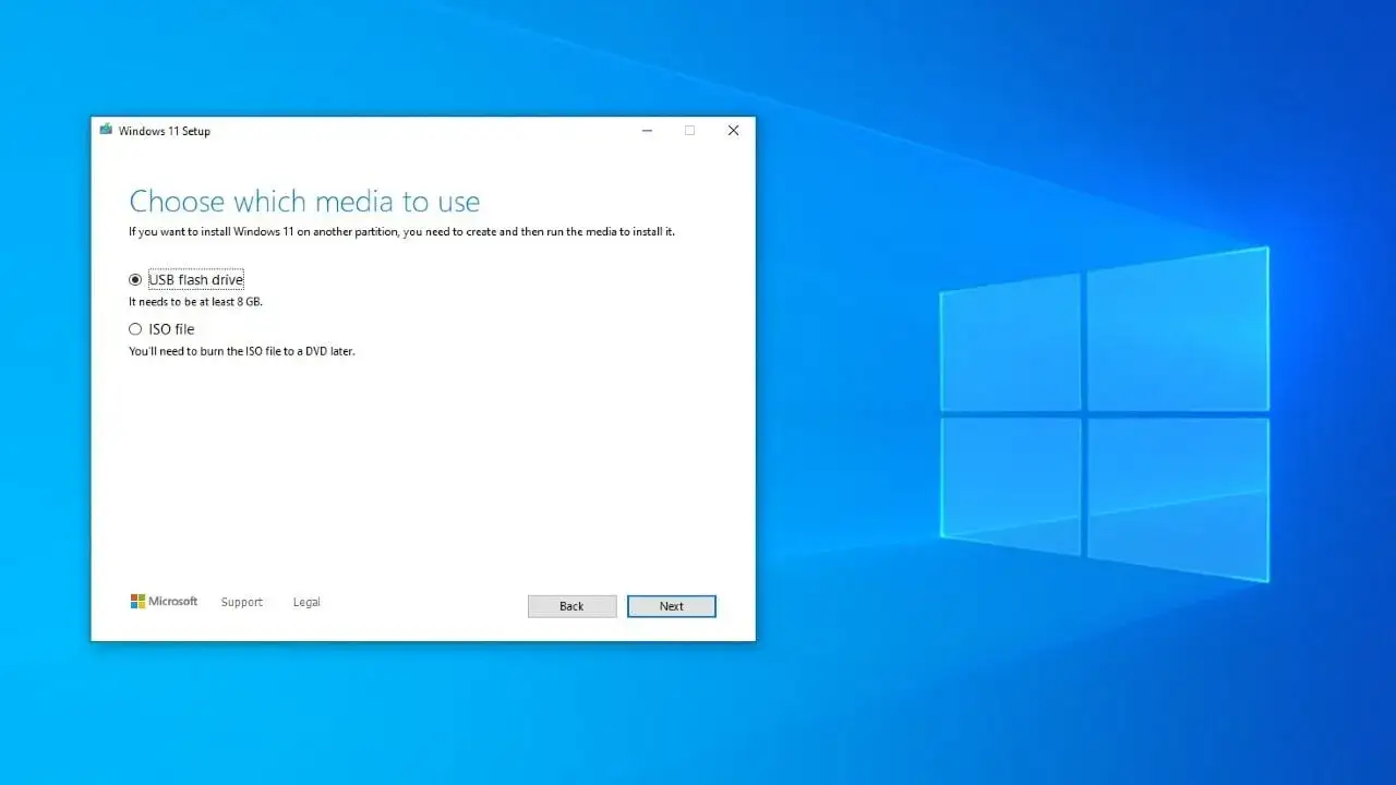 Media Creation Tool Windows 11