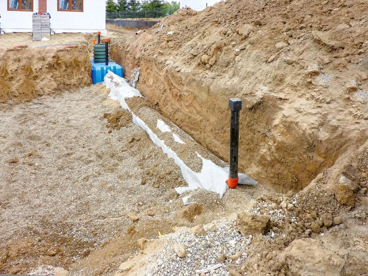 Materiały zakazane drenaż rozsączający