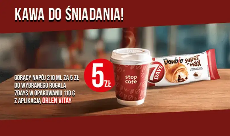 karta Vitay Orlen promocje kawa