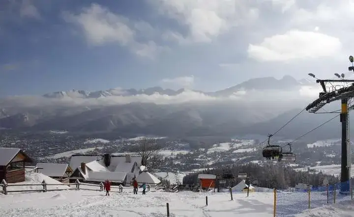 Wykres sezonowość cen noclegów Zakopane
