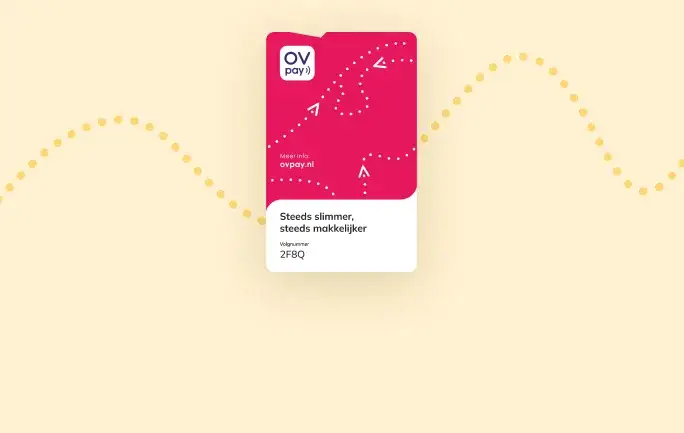 Karta OV-chipkaart i terminal OVpay