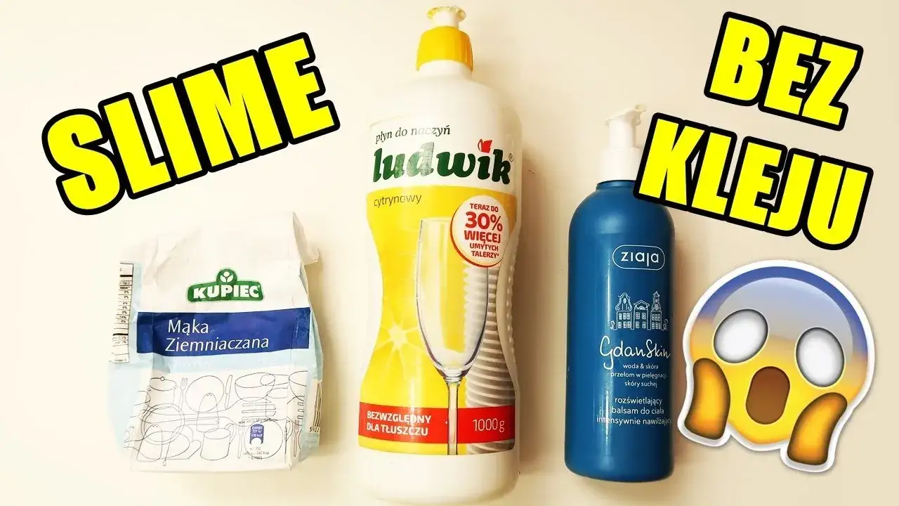 Zdjęcie Jak zrobić slime z mąki ziemniaczanej i płynu do naczyń w 5 minut