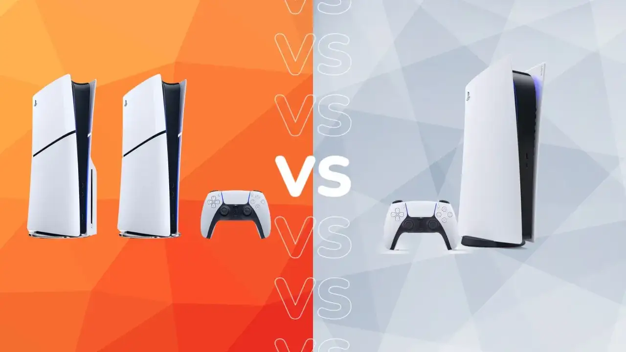 PS5 Slim vs standard PS5 noise level comparison graph