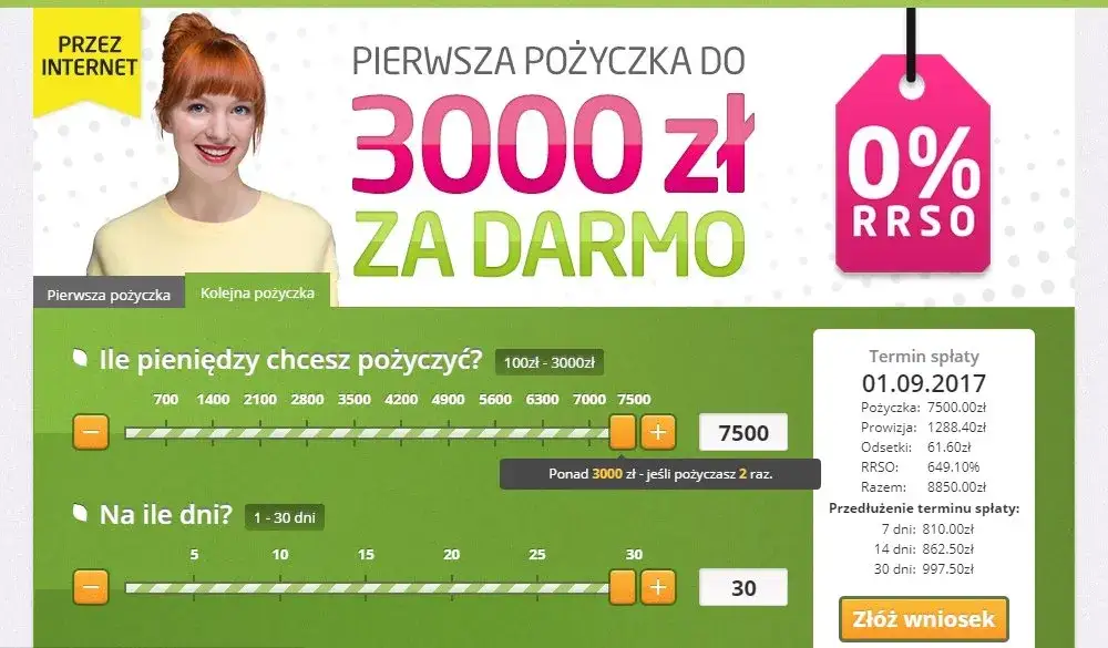 szybki przelew Vivus weekend