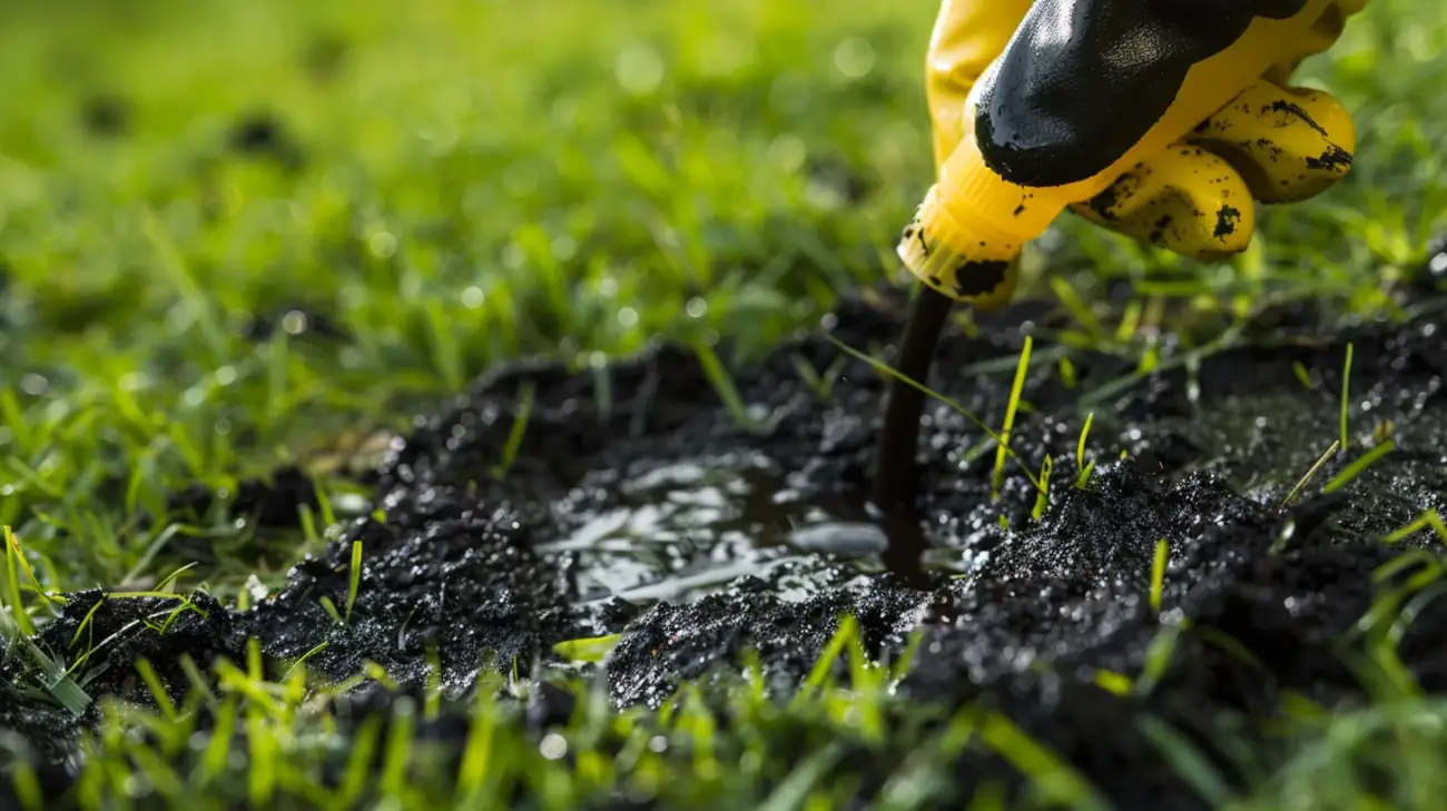 Zdjęcie Usuwanie czarnej pleśni z trawnika: Skuteczne metody 