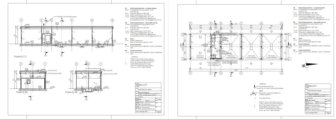 mapa z zaznaczonymi punktami idealnymi na myjnię bezdotykową