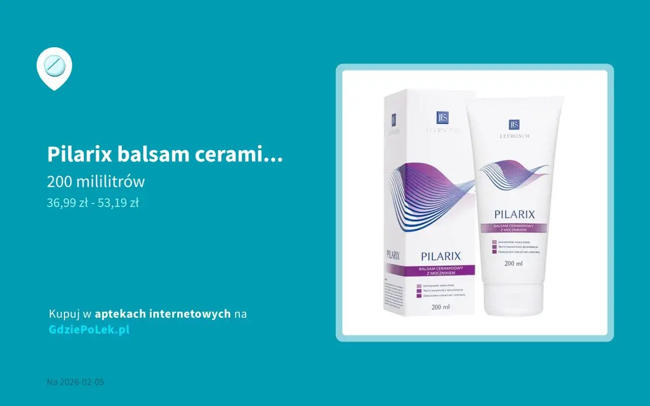 Pilarix balsam aplikacja na skórę