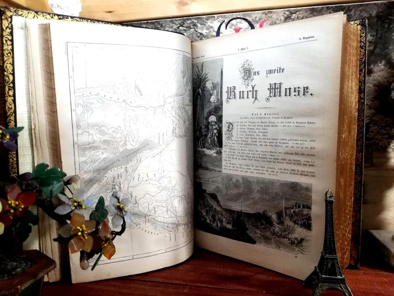 Stara niemiecka Biblia Lutra, historyczny druk