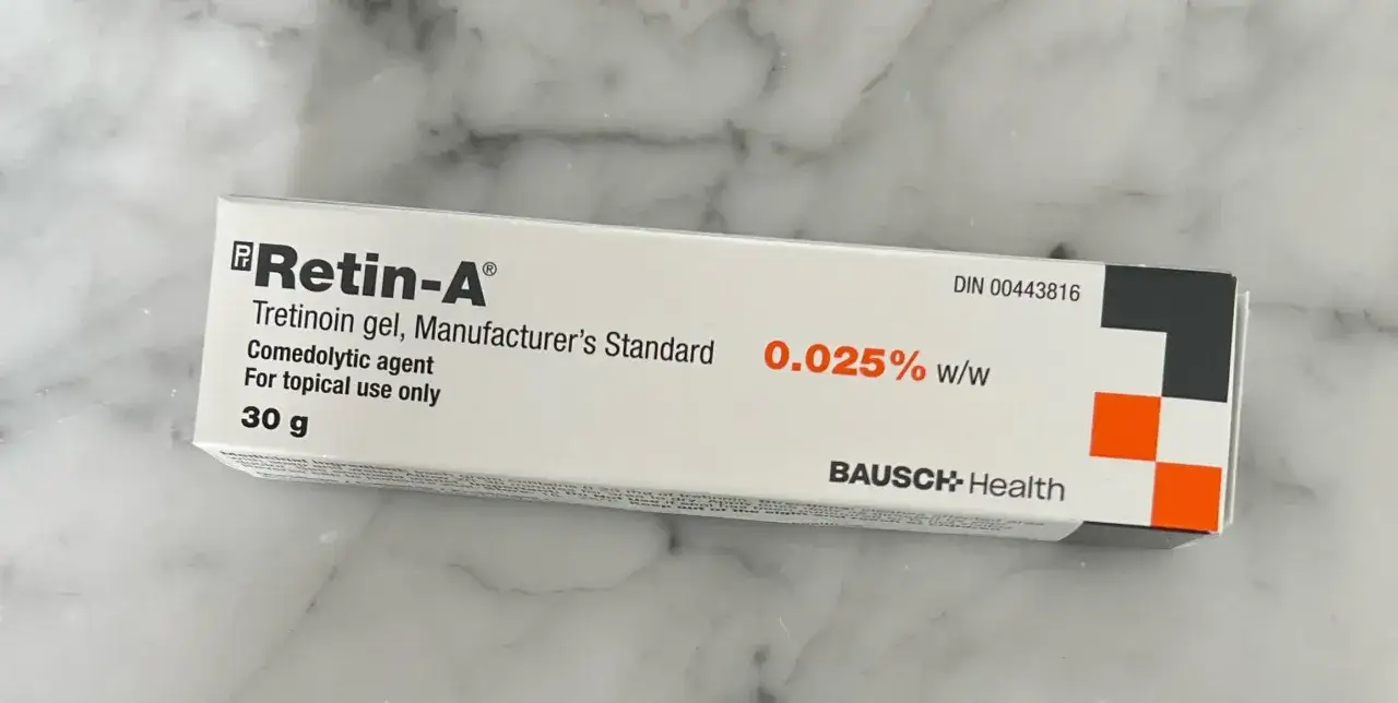 Opakowanie Retin-A 0.025% w/w, żelu z tretynoiną do stosowania miejscowego, 30 g.