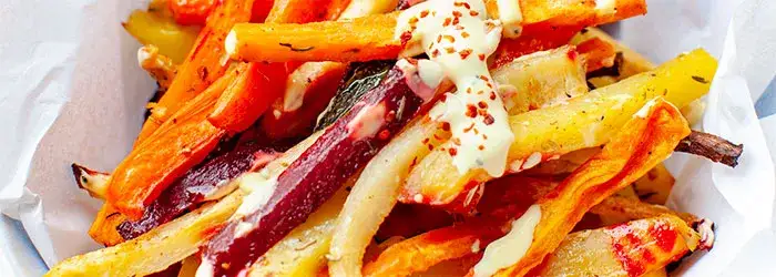 pieczone frytki warzywne