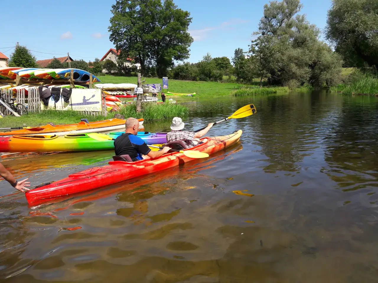 Spływ Krutynią kajaki