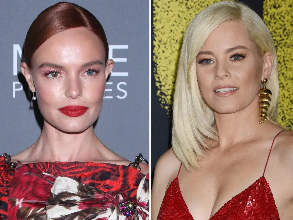 Kate Bosworth i Elizabeth Banks w czerwonych kreacjach. Jaki makijaż do czerwonej sukienki? Klasyczna czerwień na ustach i subtelne oko.