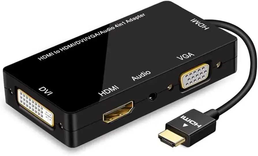 Adaptery HDMI do monitora DVI VGA