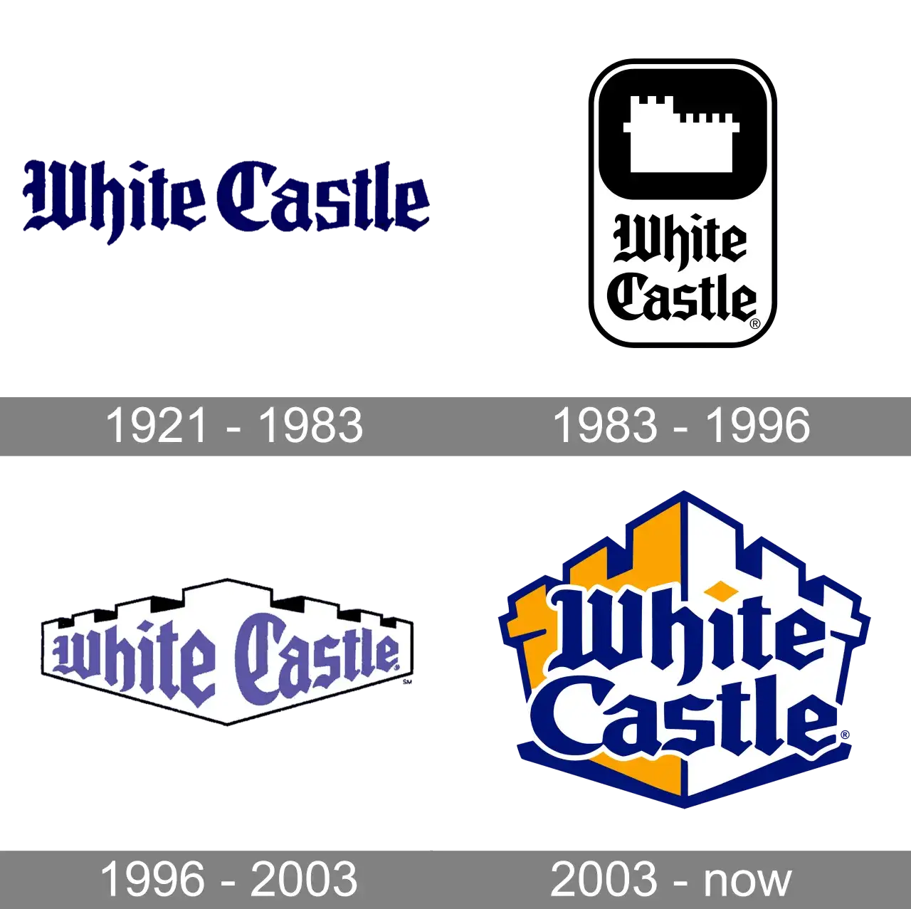historyczne logo White Castle
