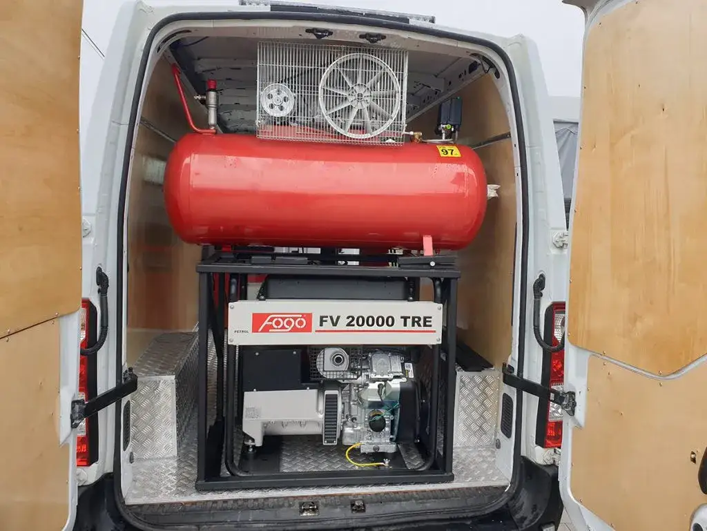 Mobilna wulkanizacja samochód wyposażenie