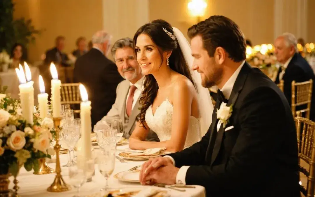 para na weselu, r&oacute;żni goście, sytuacje społeczne